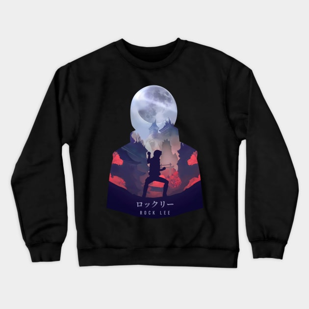 Rock Lee - Dark Illusion Crewneck Sweatshirt by The Artz